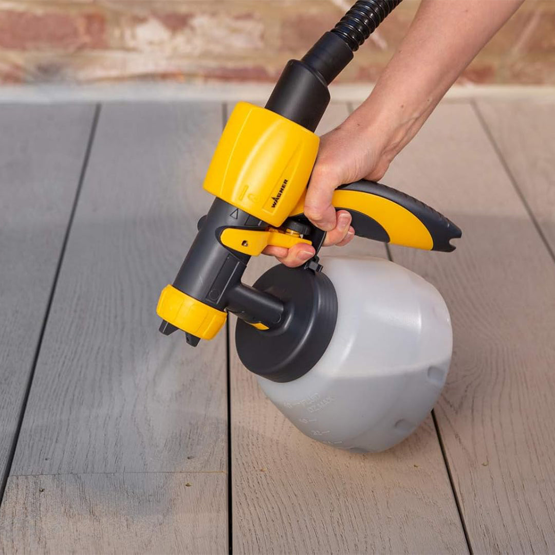 Wagner Fence & Decking Paint Sprayer with 5-Piece Cleaning Kit and 1400 ml Paint Container – 1400 W Power